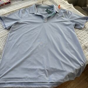 L.L. Bean Comfort Stretch Performance Polo Shirt Size Large Tall Men's NWT READ